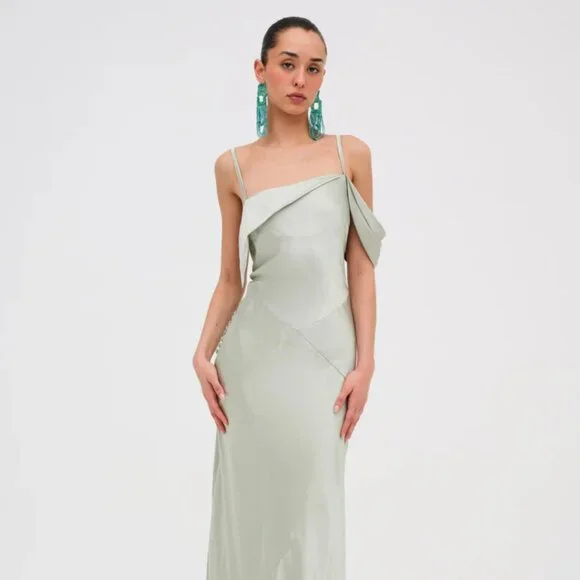 jewel maxi dress Women's V Neck Jewel Maxi Dress With Spaghetti Straps Cover Up